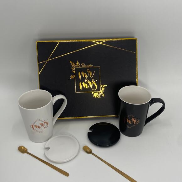 Kedrian Mr and Mrs Mug Set, Perfect Wedding Gift - Picture 4 of 6